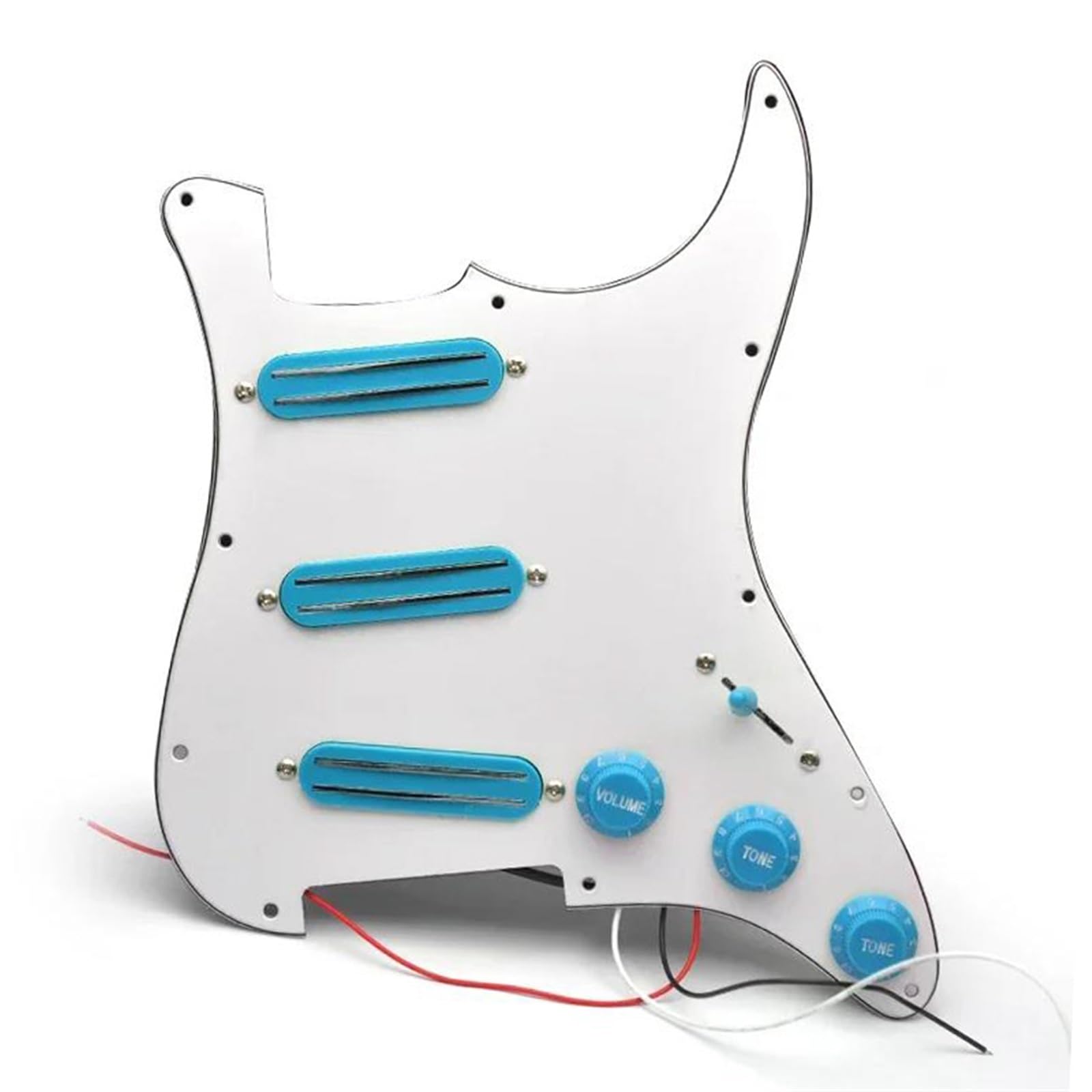 マルチカラー SSS 配線済みピックガード付きミニハムバッカー