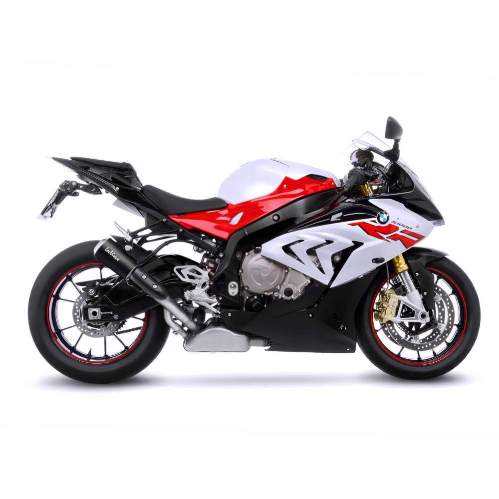 Tłumik końcowy LeoVince SLIP-ON SBK LV-10 Black Edition, stal szlachetna czarny do BMW S 1000 RR