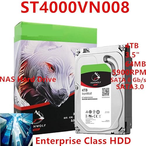 Generic HDD For Ironwolf 4TB 3.5" SATA 64MB 5900RPM For Internal Hard Disk For NAS Hard Drive For ST4000VN008 の商品画像 5