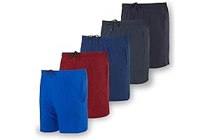 Fruit of the Loom Men's 5-Inch Inseam Quick-Dry Athletic Shorts