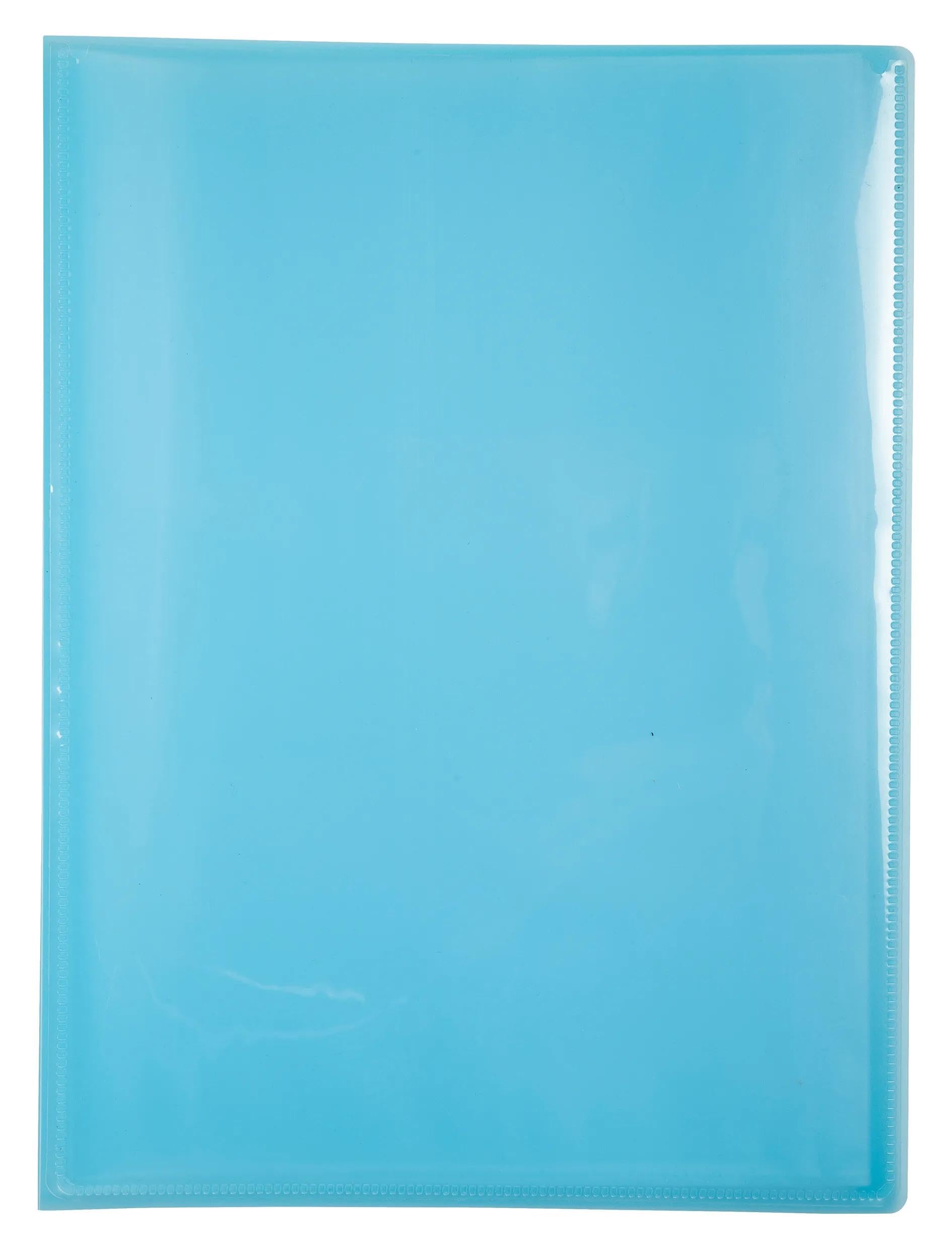 Exacompta 5829E 20er Pack Sichtmappe KreaCover Pastell aus Kunststoff DIN A4 mit 20 Klarsichthüllen, 40 Sichten, Tasche am Vorderdeckel zum selbstgestalten, Aktenhülle, farbig sortiert