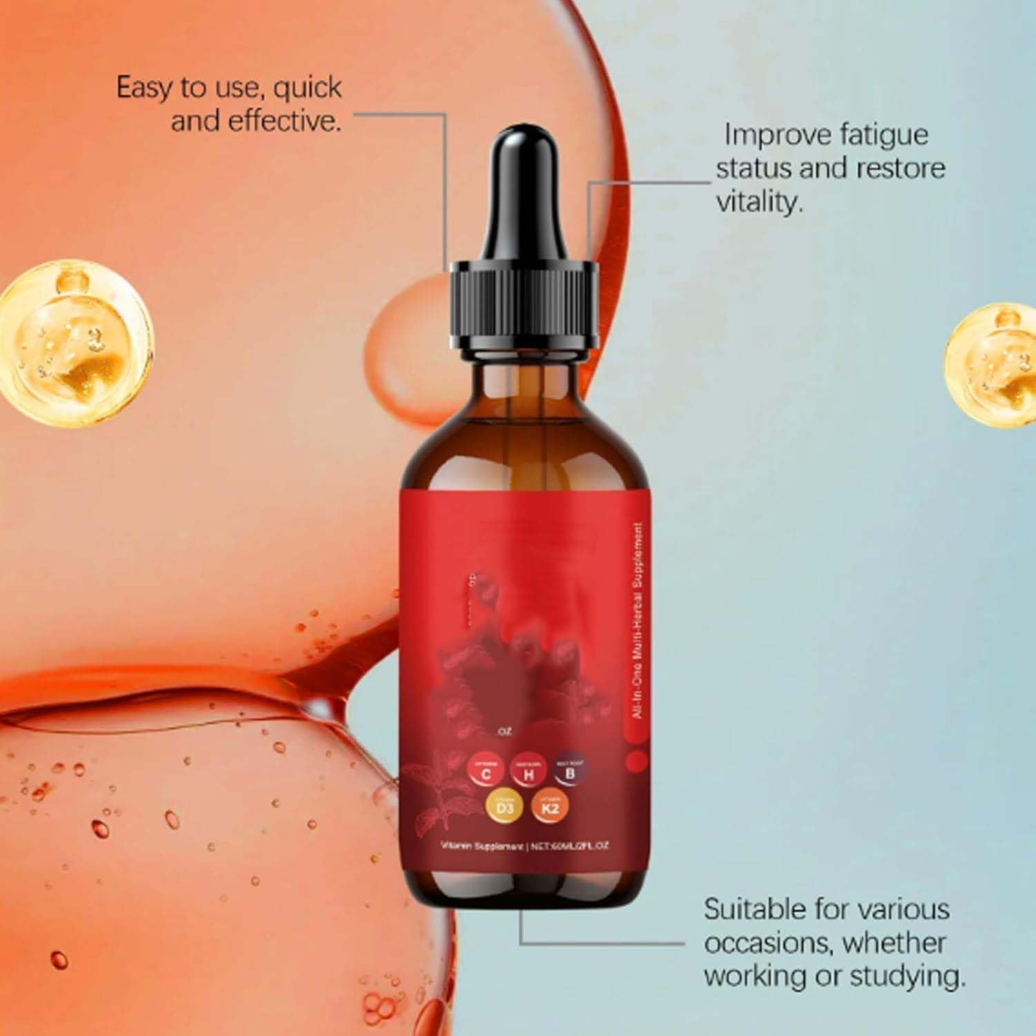 Aeluro Cayenne Drops 60 ml, extracto de pimienta de cayena Aeluro, gotas líquidas de pimienta de cayena natural (3)