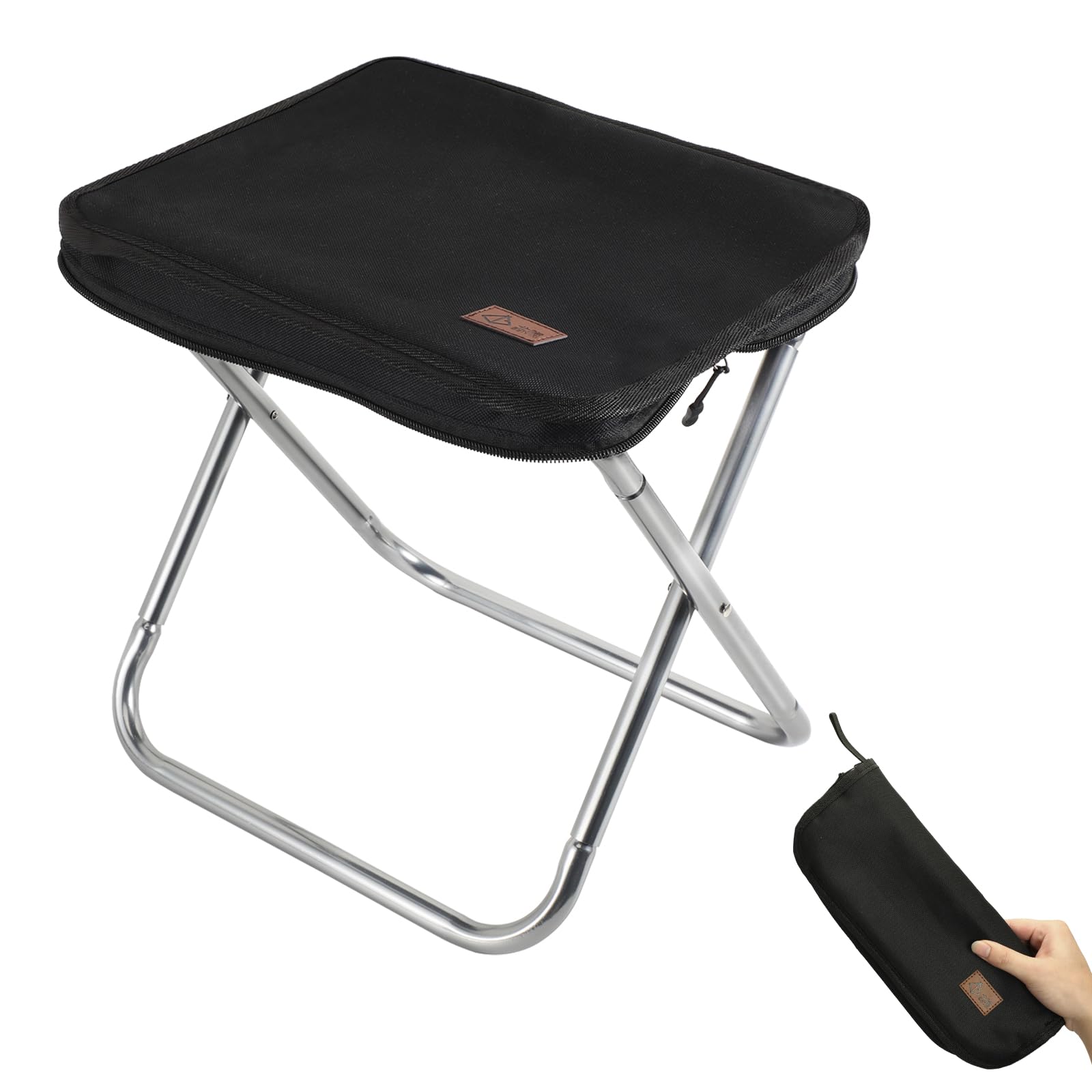 SZRUNZHU Camping Stool?Portable Foldable Stool Adult Collapsible Chairs for Fishing Outdoor Hiking 300 LBS Load