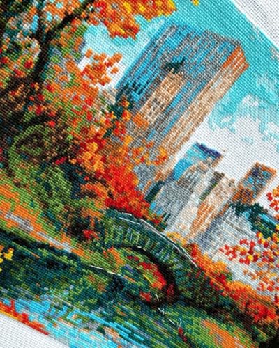 Image of Central Park Cross Stitch Kit by Riolis