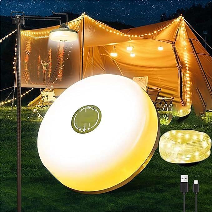 LumiGlow 4 in 1 Retractable Camp Light