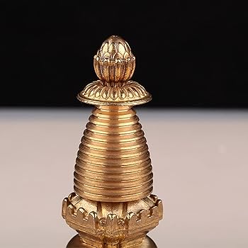 オールドチベット古銅製擦擦鋳型ツァツァモールド文殊菩薩 (マンジュシュリ) 置物 五鈷杵 チベット密教法具 ヴァジュラ・バジュラ・金剛杵