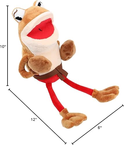 Miniatura 10 de uiuoutoy Figura de peluche Croaks The Frog de 16 pulgadas