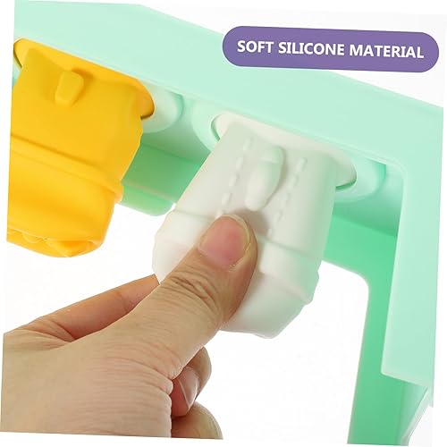 Miniatura 9 de NAMOARLY Molde de silicona de dibujos animados, moldes para paletas de hielo, molde de silicona para hielo, moldes de silicona para paletas de