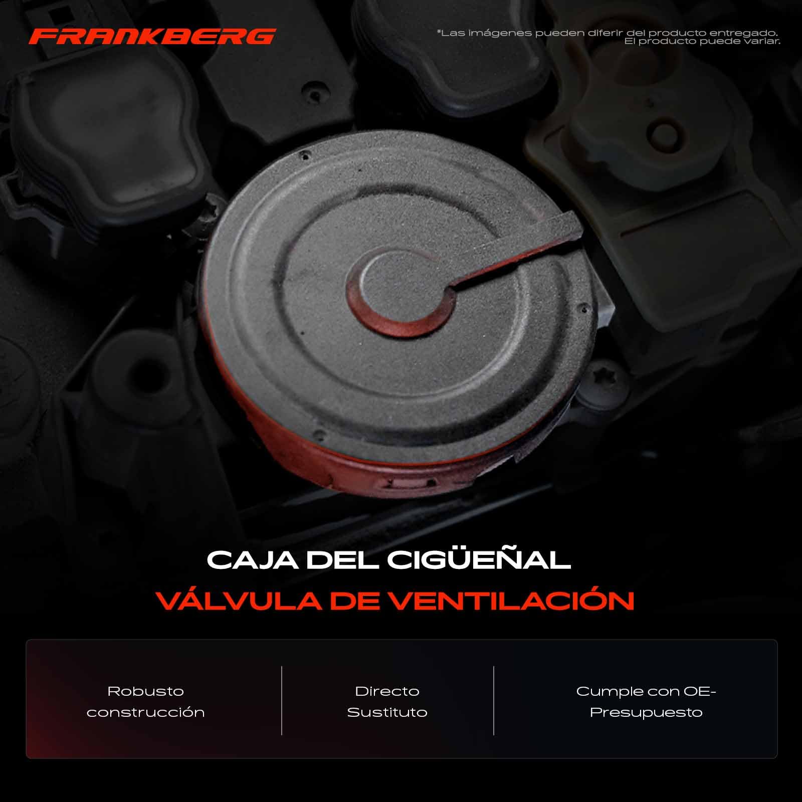 Frankberg Kit de reparación para la válvula de ventilación del cárter | Compatible con: Serie 3 E46, Serie 3 Convertible E46, Serie 3 Coupé E46, Serie 3 Touring E91, Serie 3 Touring E46