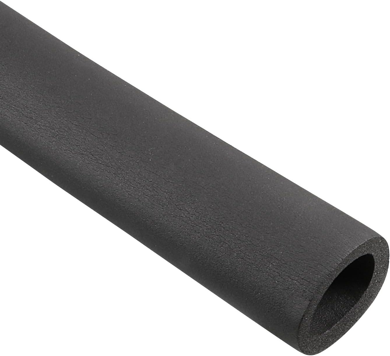 YOKIVE Foam Tubing, Rubber Insulation Tube Cover | Handle Grip Protection, Good for Gym Equipment Copper Pipes (Black, 32mm ID 50mm OD 1.8m)