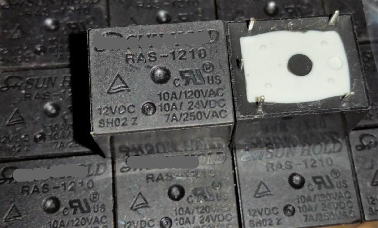Relais 5 broches RAS-1210 12V T73-1C pour circuit électronique - 4