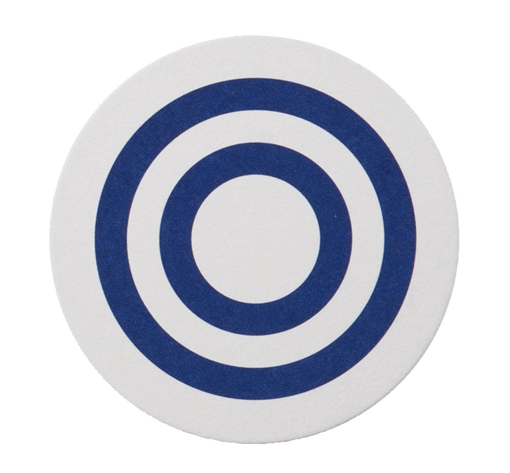 和柄コースター 丸型 蛇の目(大) 100枚入11個セット 117-171 【公式通販】