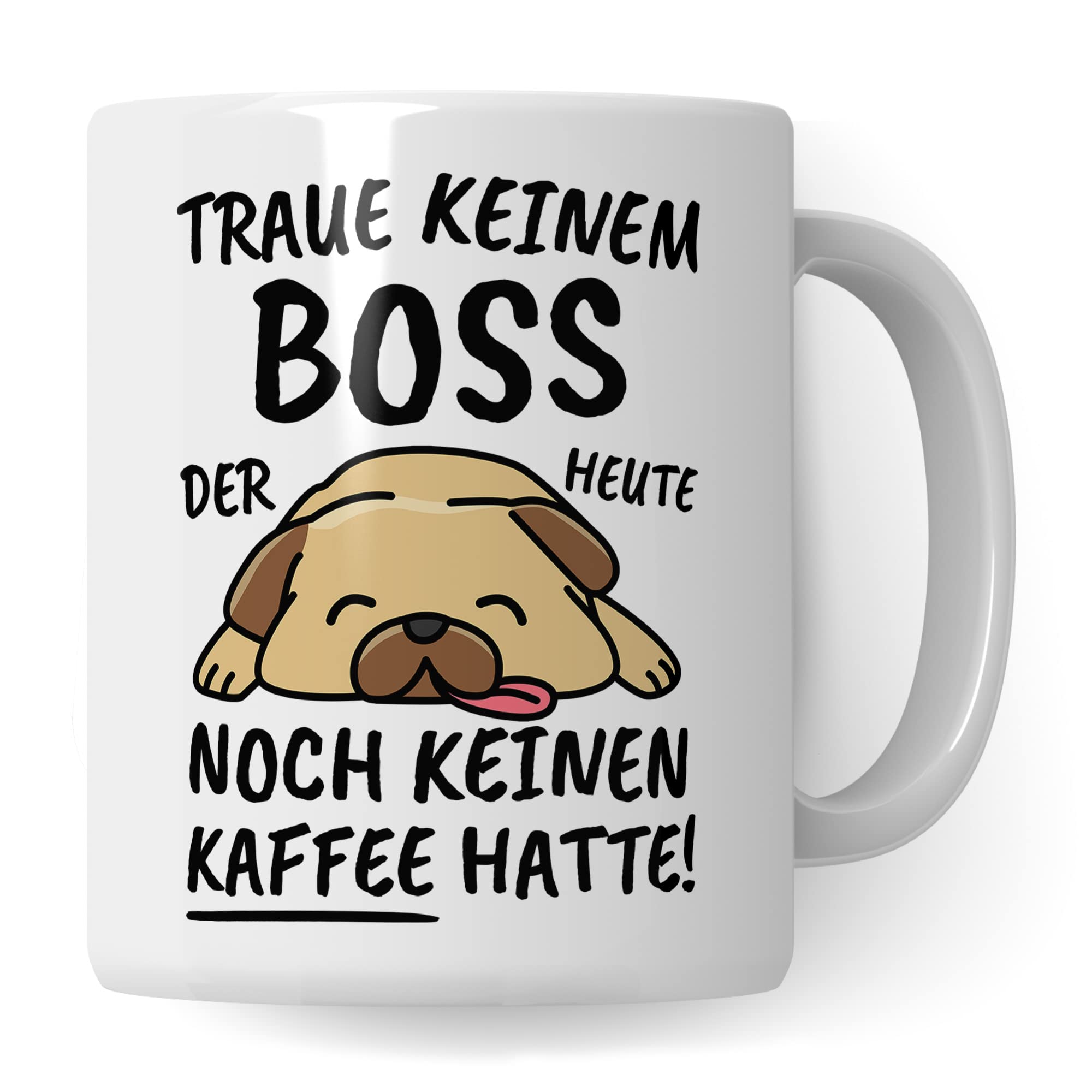 Tazza Divertente 'Boss' In Tedesco - Regalo Per Capo E Direttore - Ceramica 330ml Stampata Su Entrambi I Lati - 4