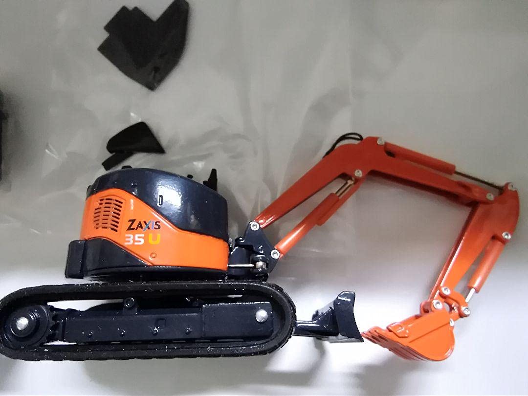 Amazon.co.jp: ミニ建機 建機 ZAXIS 35U 建設機械 ミニュチュア 