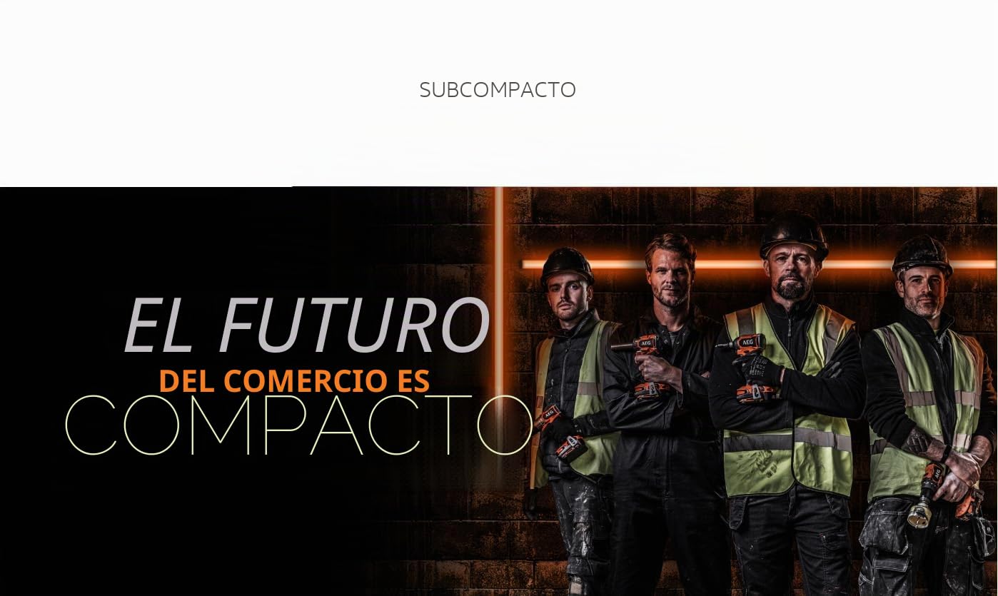 AEG - Taladro SDS+ Compacto 18V PRO18V (Sin Batería) - Selector 4 Modos de Perforación y Cincelado Independientes - Motor de 4 Polos 1,5 Julios EPTA - Gran Confort de Trabajo - OMNI18C-0KIT1X
