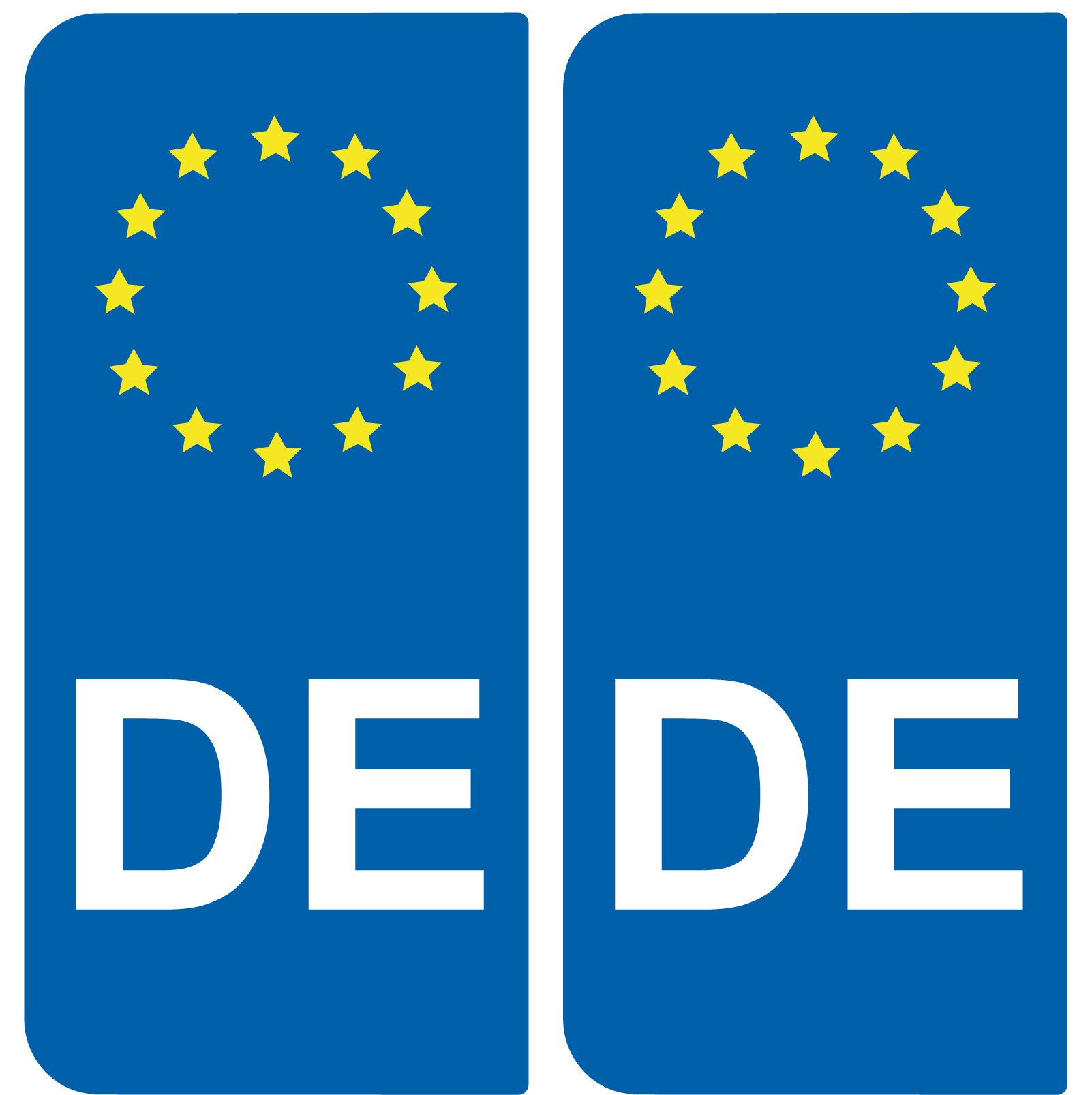 HADEXIA - Adesivi Per Targa Auto, Dipartimento 39 Jura Con Logo Della - Foto 4