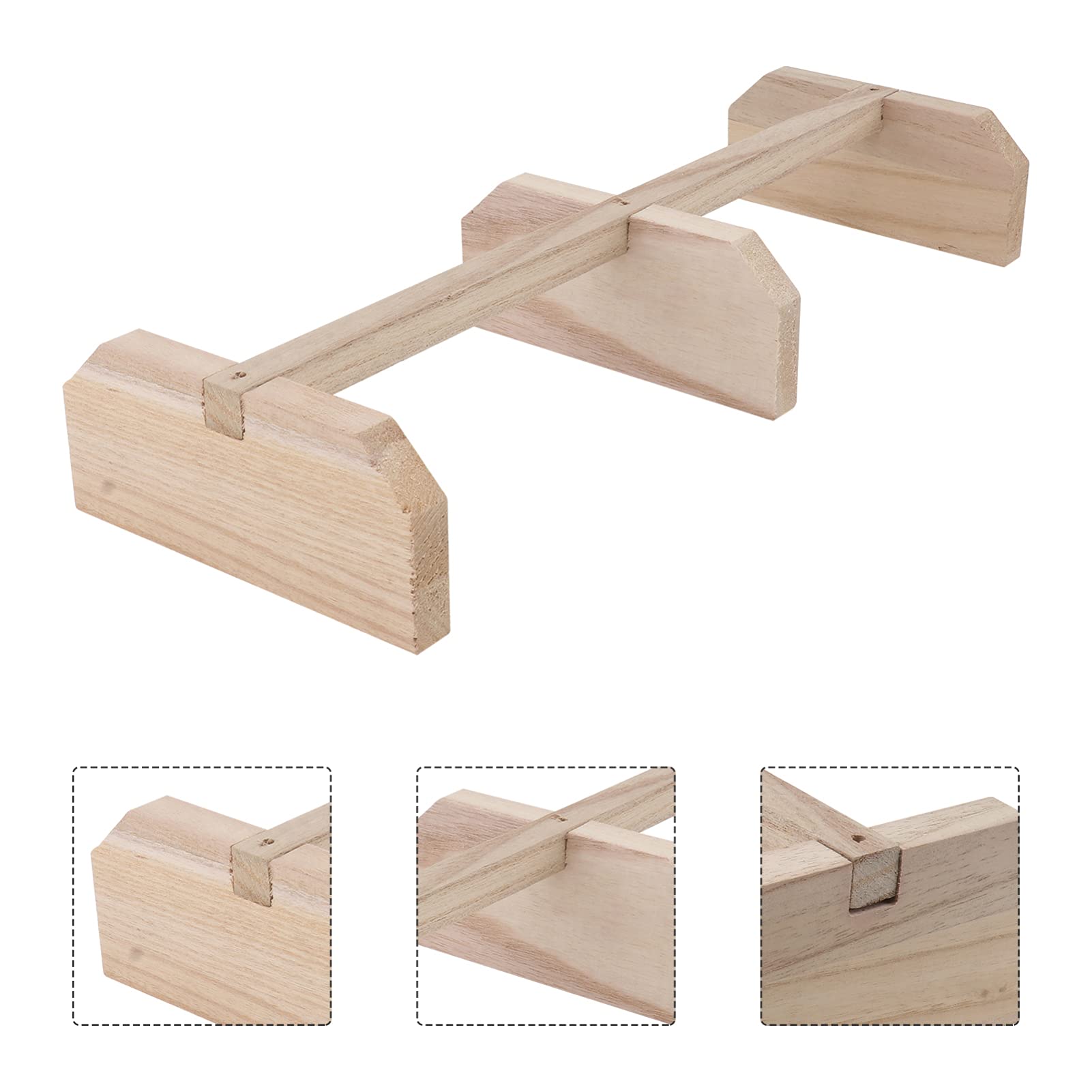 POPETPOP 2piezas Perchero De Madera para Aves y Soporte Estable para Pollos y Pájaros Barra De Descanso Natural Aves y Medianas