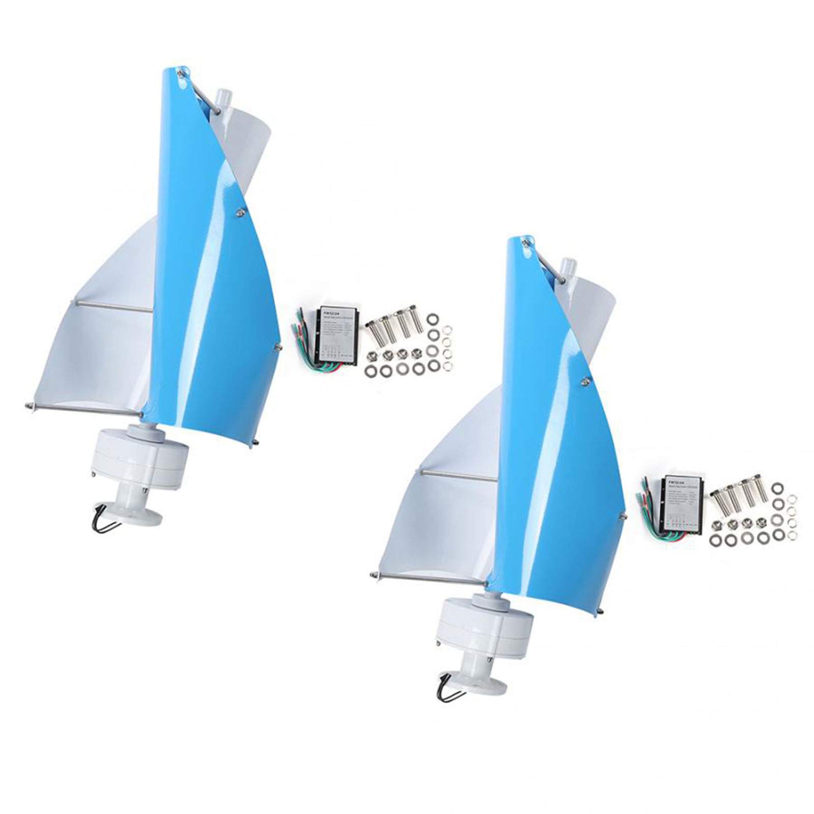 Generatore Di Turbina Eolica Da 6000W 9000W con Albero Verticale A Spirale, Kit Di Mulino A Vento Medio, Generatore Di Energia Eolica Da 12V 24V 48V per Lampioni Stradali Esterni