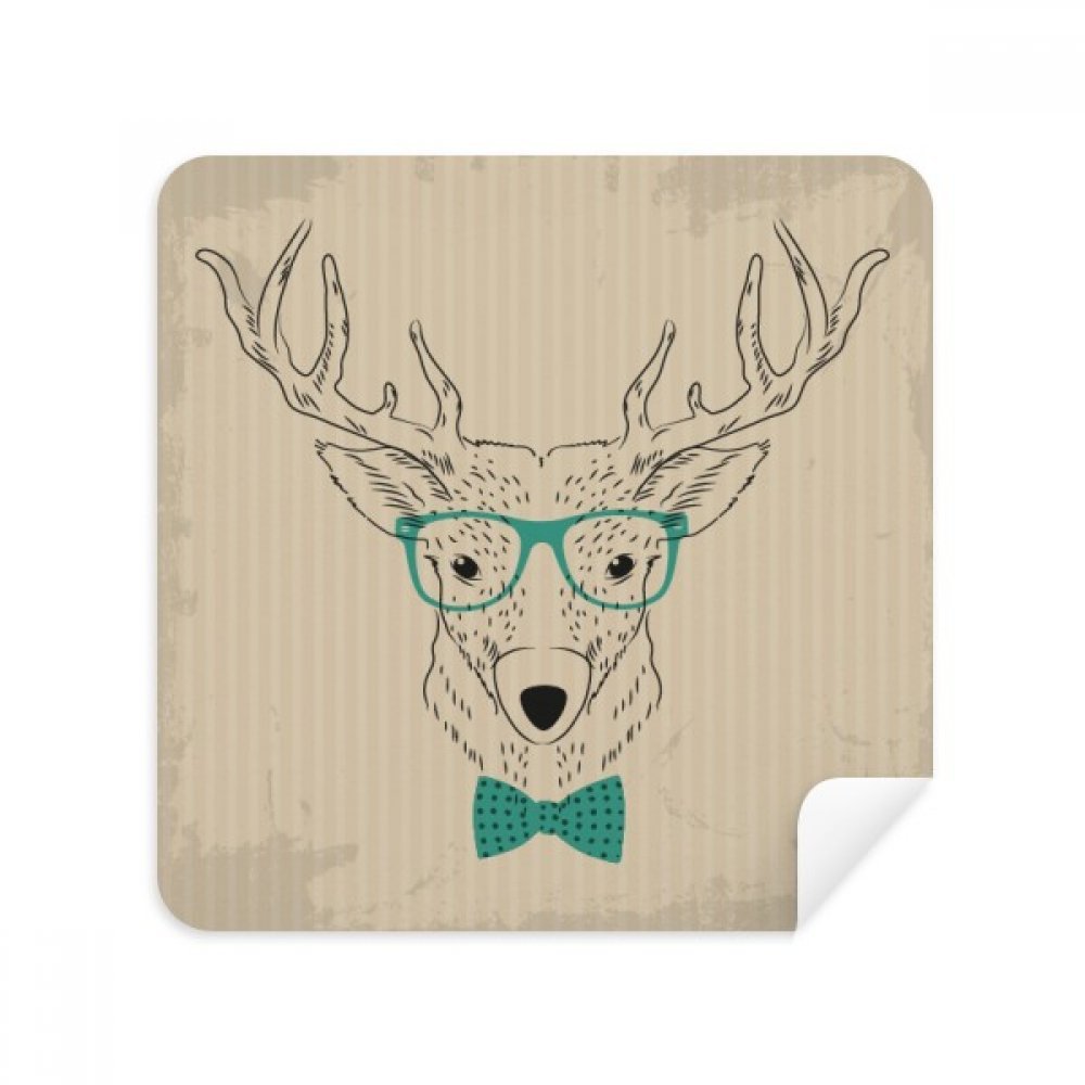 Chiffon verres et écran rayures cerf DIYthinker essuie-lunettes microfibre x2 - 3