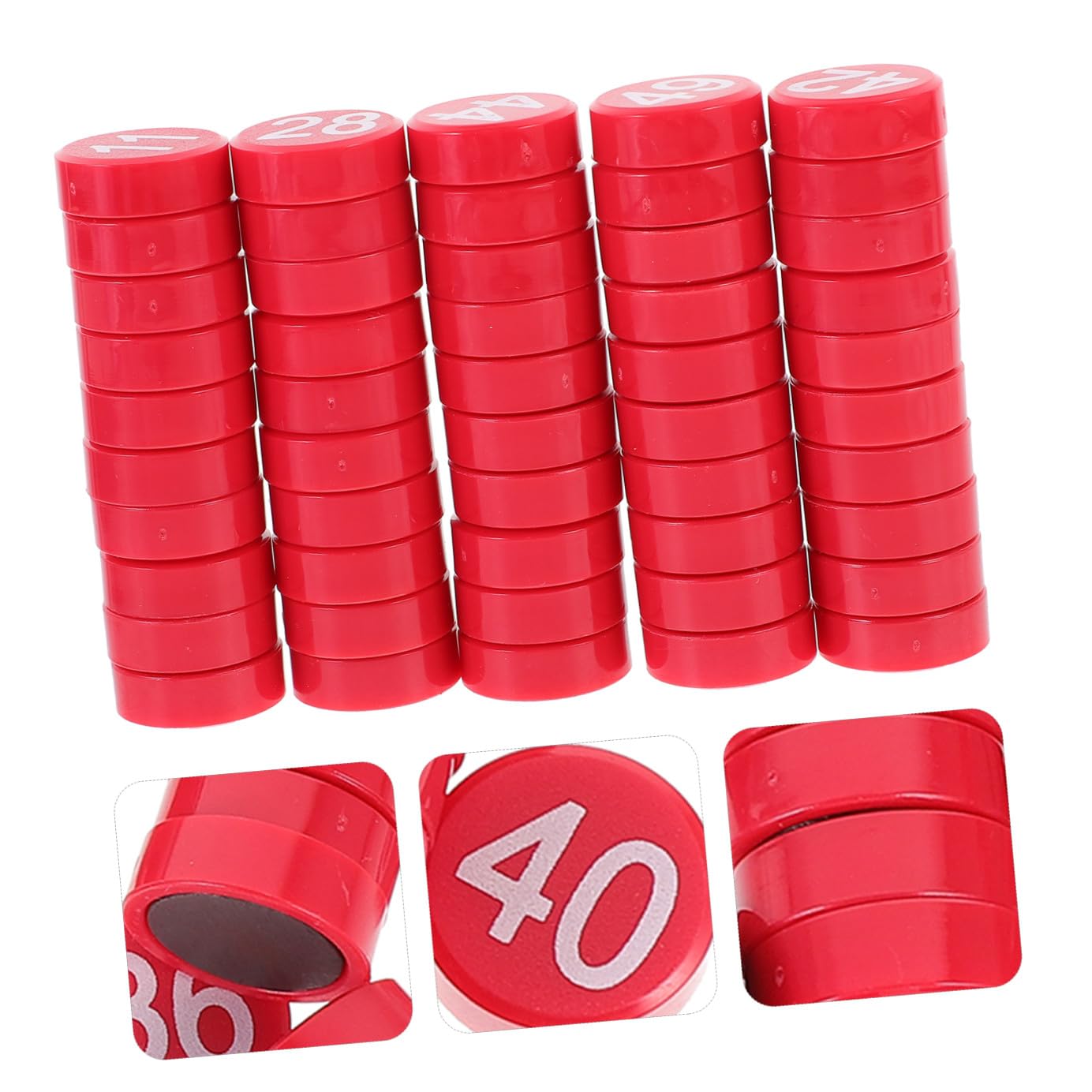 50stücke Pack Cartoon-zahlenmagnete für Kühlschrank Möbel-Dekoration Notizen und Fotos an Metallflächen Anbringen