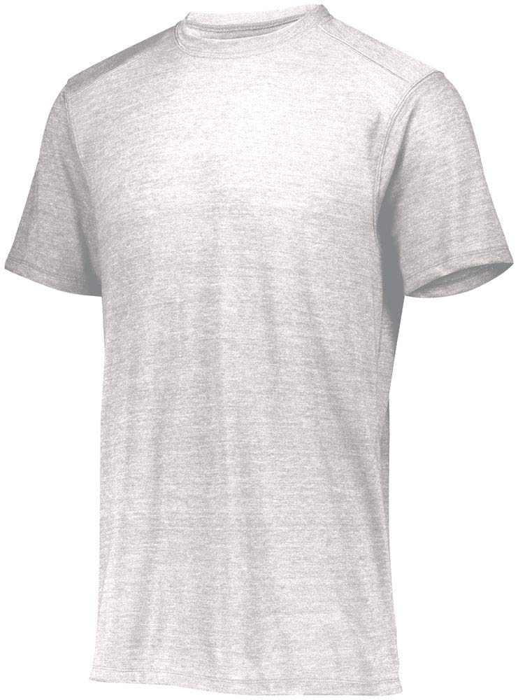 Augusta Sportswear mens Tri-blend T-shirt Short Sleeve, White, Large