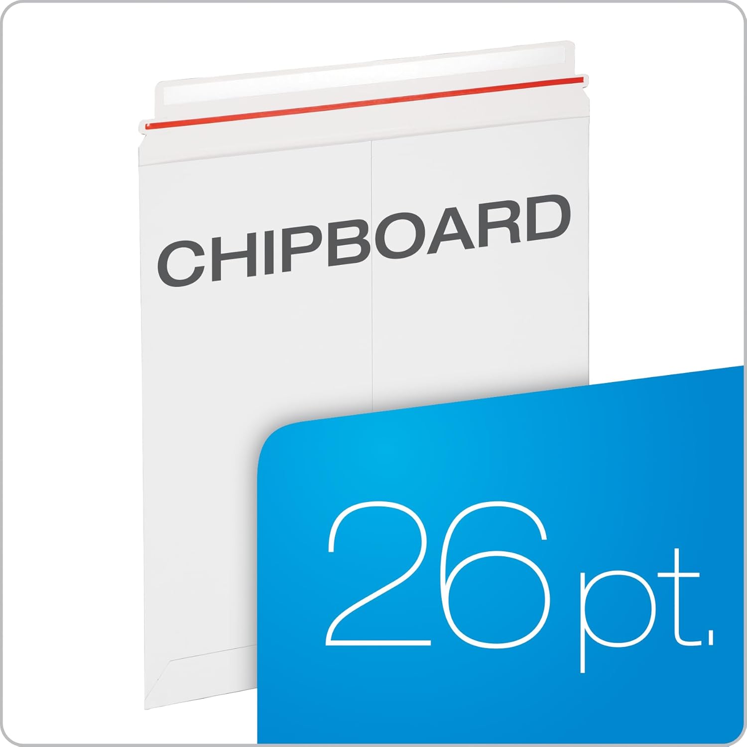 Quality Park 12-3/4 x 15 Photo Document Mailer with Peel and Seal Self Seal Closure, Extra Rigid 26 Pt White Fiberboard, 25 per Box (QUA64019) - Image 6