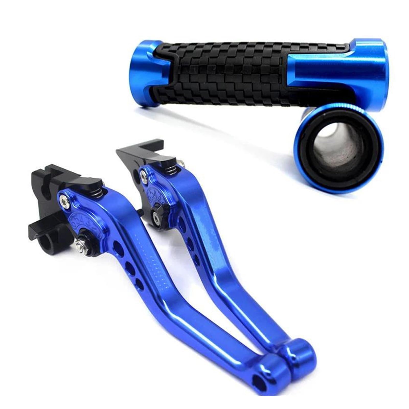 Usqbuzhhk Blue-A Brake Clutch Lever Motorcycle Brake Clutch Levers Adjustable For Yzf-R6 Yzf R6 Yzfr6 2005-2016(Blue-A)