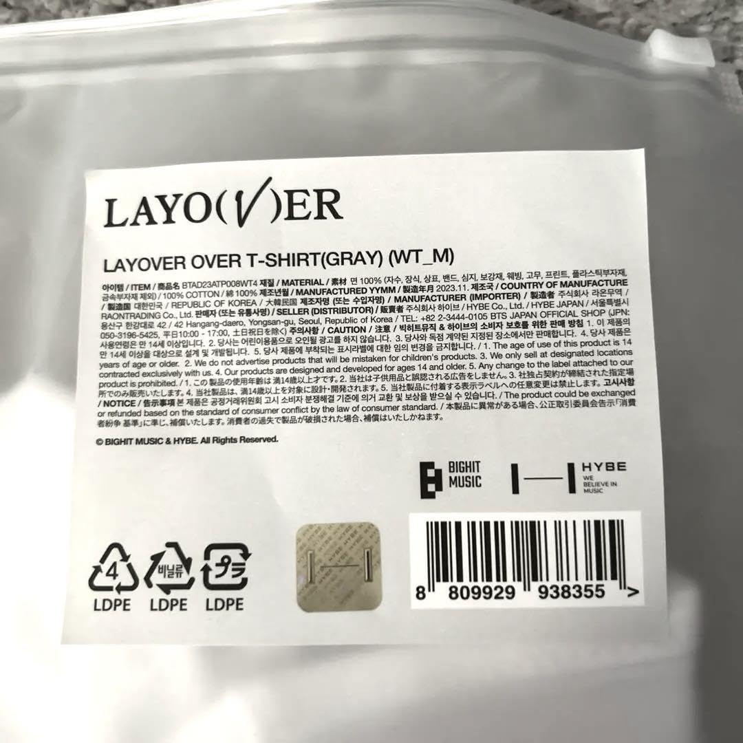 Amazon.co.jp: LAYOVER テテ Tシャツ BTS V フォトカード : おもちゃ