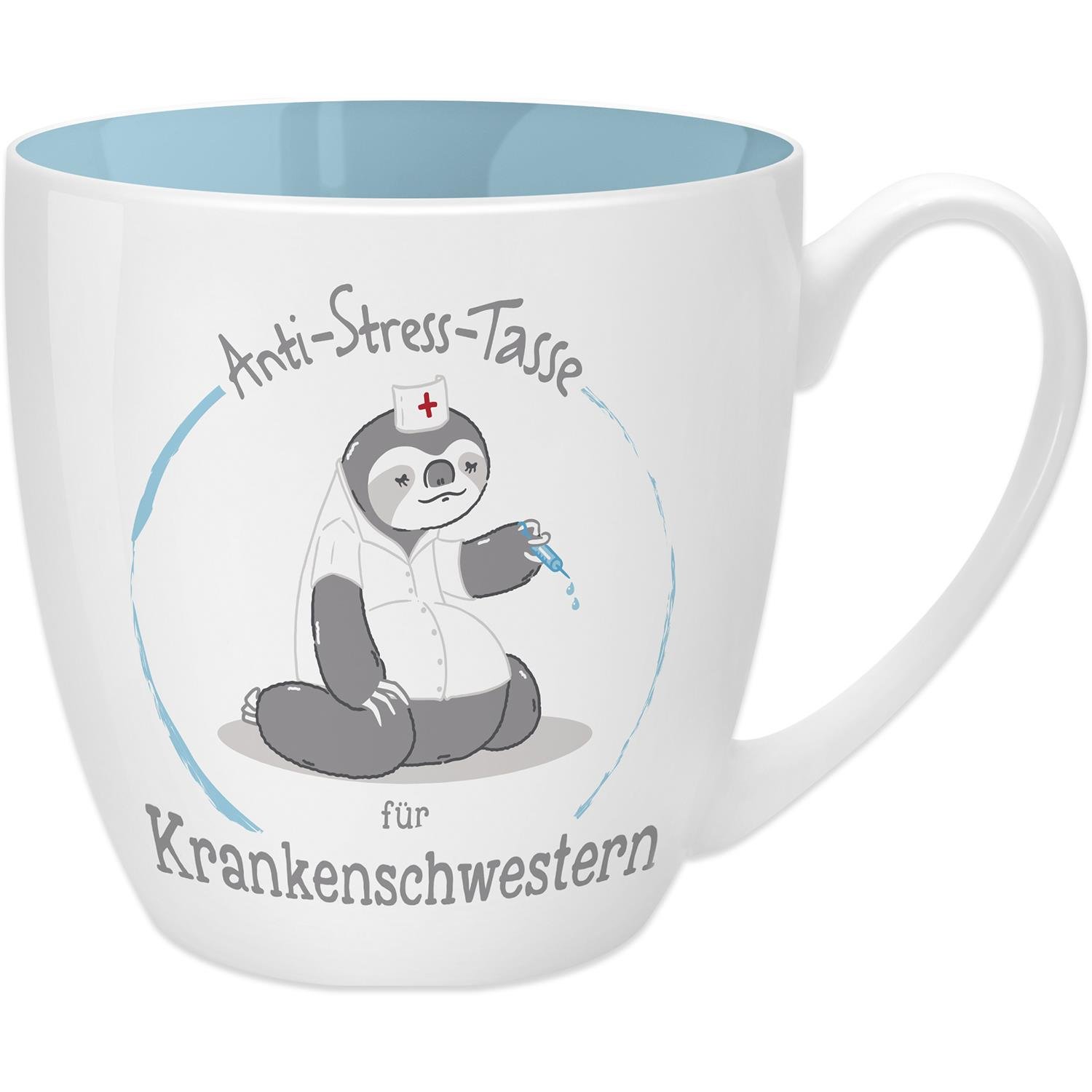 Sheepworld Gruss & CO Nurse Anti-Stress Mug | Mug with Saying, 45 cl, New Bone China | Gift Thank You | 45494