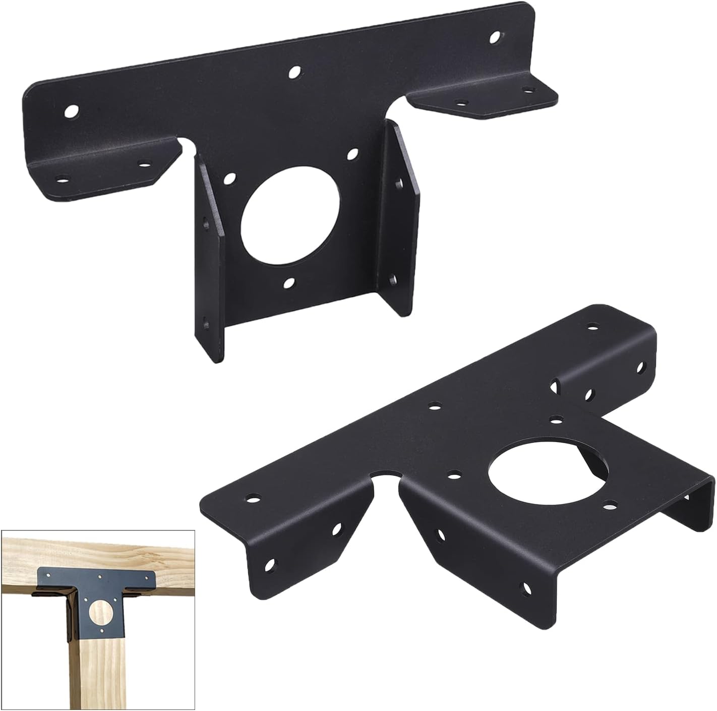 Chooglkj 2Pcs Heavy Duty Pergola Corner Brackets Extension