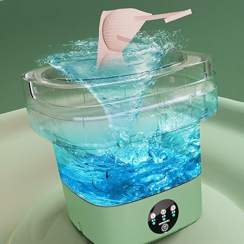 Miniatura 2 de Lavadora portátil Mini lavadora 6.5L de alta capacidad con 3 modos de limpieza profunda para ropa interior, ropa de bebé o artículos pequeños,