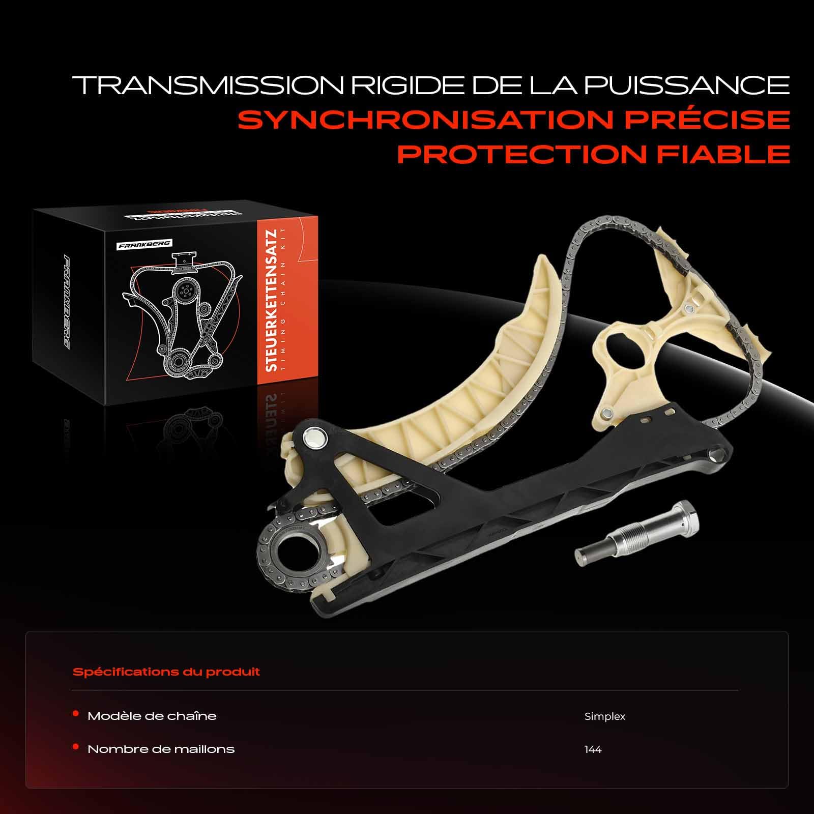 Frankberg Kit de chaîne de distribution 11317502180