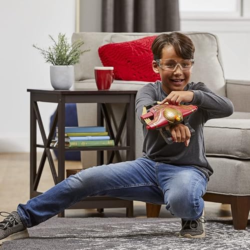 Miniatura 6 de Spider-Man Marvel Web Bolt NERF Blaster juguete para niños, diseño inspirado en películas, incluye 3 dardos Nerf Elite, a partir de 5 años