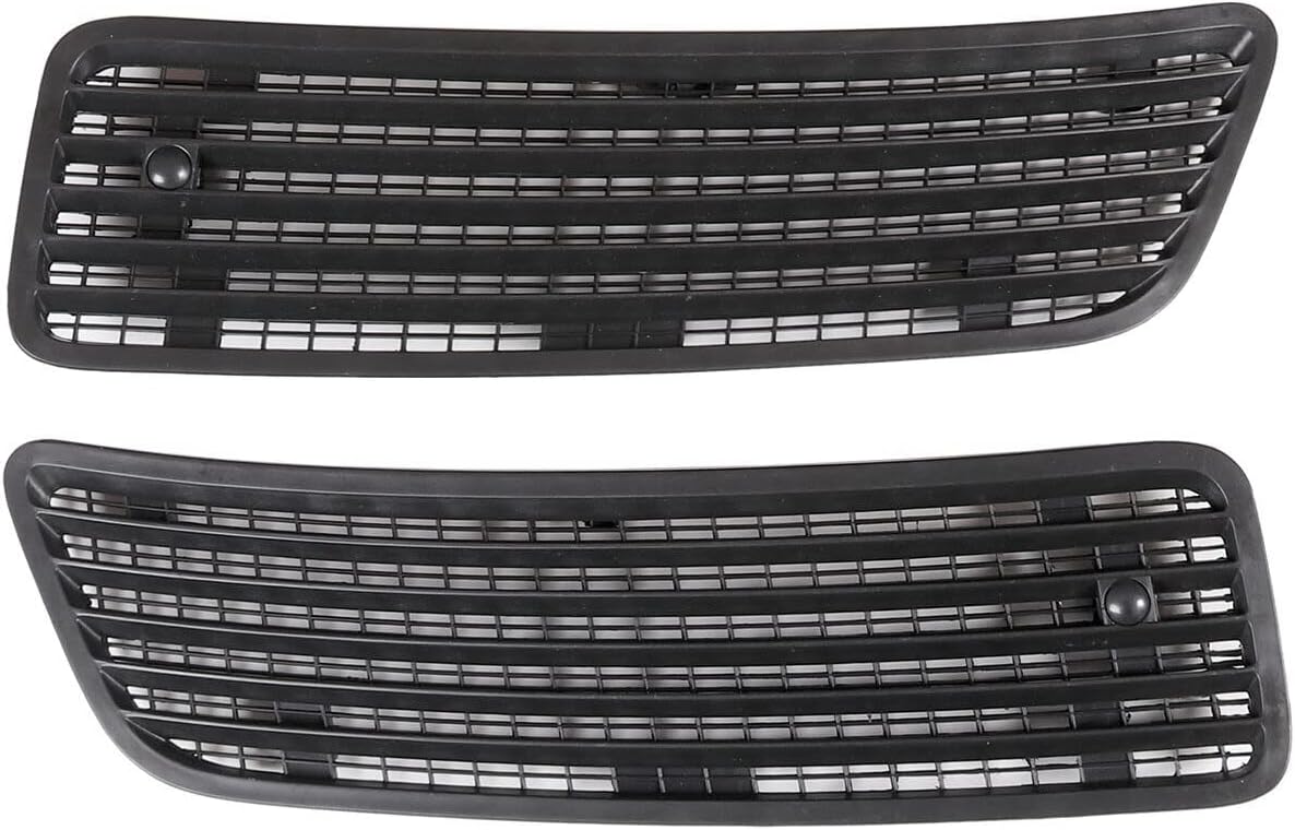 Pair Hood Bonnet Upper Grill Vent Trim Compatible for Mercedes-Benz W221 W251 W216 S550 S320 S400 R350 2007 2008 2009 2010 2011 2012 2013 Replaces OE# 2218800205 2218800305