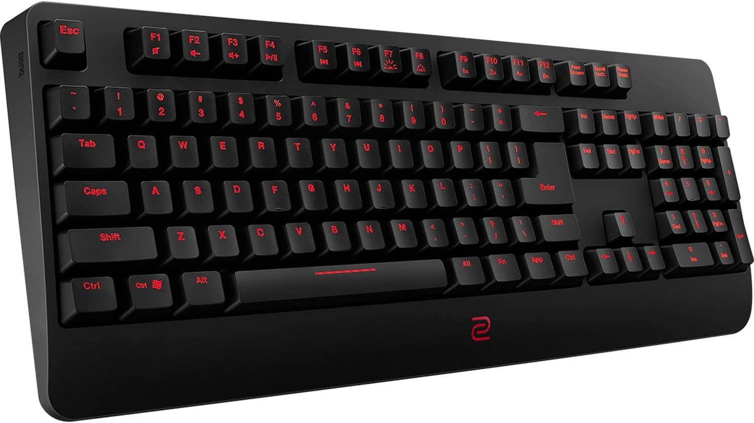 BenQ ZOWIE Celeritas II Optical Gaming Keyboard for Esports with Adomax Flaretech Red Switch, N-Key Rollover, Single LED Back Light, RTR Technology