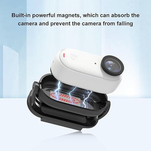 Miniatura 5 de PULUZ Cámara deportiva magnética protectora fija Bisel Cap Clip para Insta360 GO3/GO 3S abrazadera montaje rápido sombrero de béisbol clip montaje