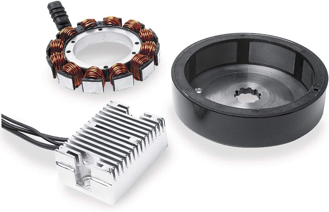 Spyke 32 AMP Charging System BLK for Harley Big Twin 70-99