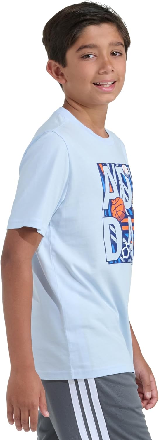 Adidas Boys Short Sleeve Multi-Sport Poster Tee