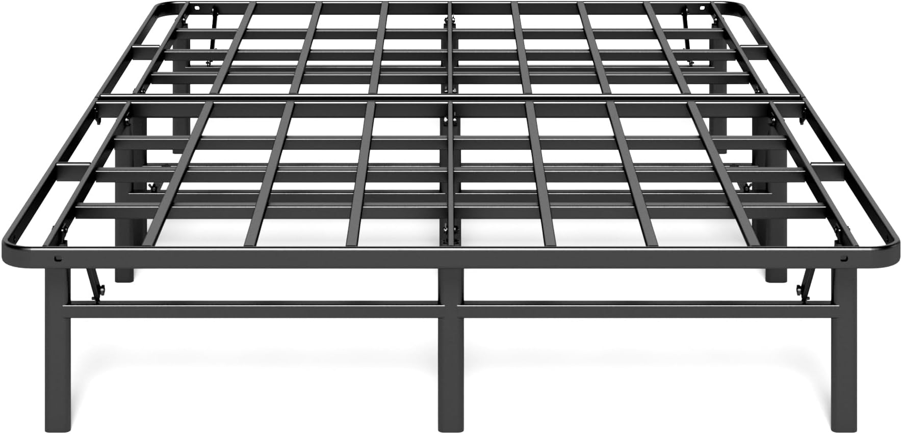 ZINUS SmartBase Super Heavy Duty Mattress Foundation with 4400lbs Weight Capacity, 14 Inch Metal Platform Bed Frame, No Box Spring Needed, Sturdy Steel Frame, Underbed Storage, Queen