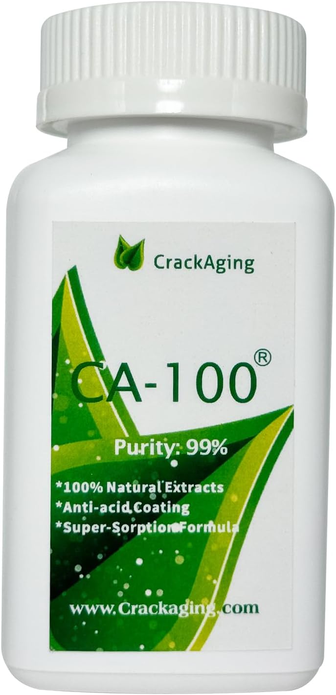 Crackaging Super-Absorption Cycloastragenol 98% Immune Support |Telomerase/Telomere Anti-Aging Supplements (10mg per Capsule) (60 caps/Bottle 3 Bottles)