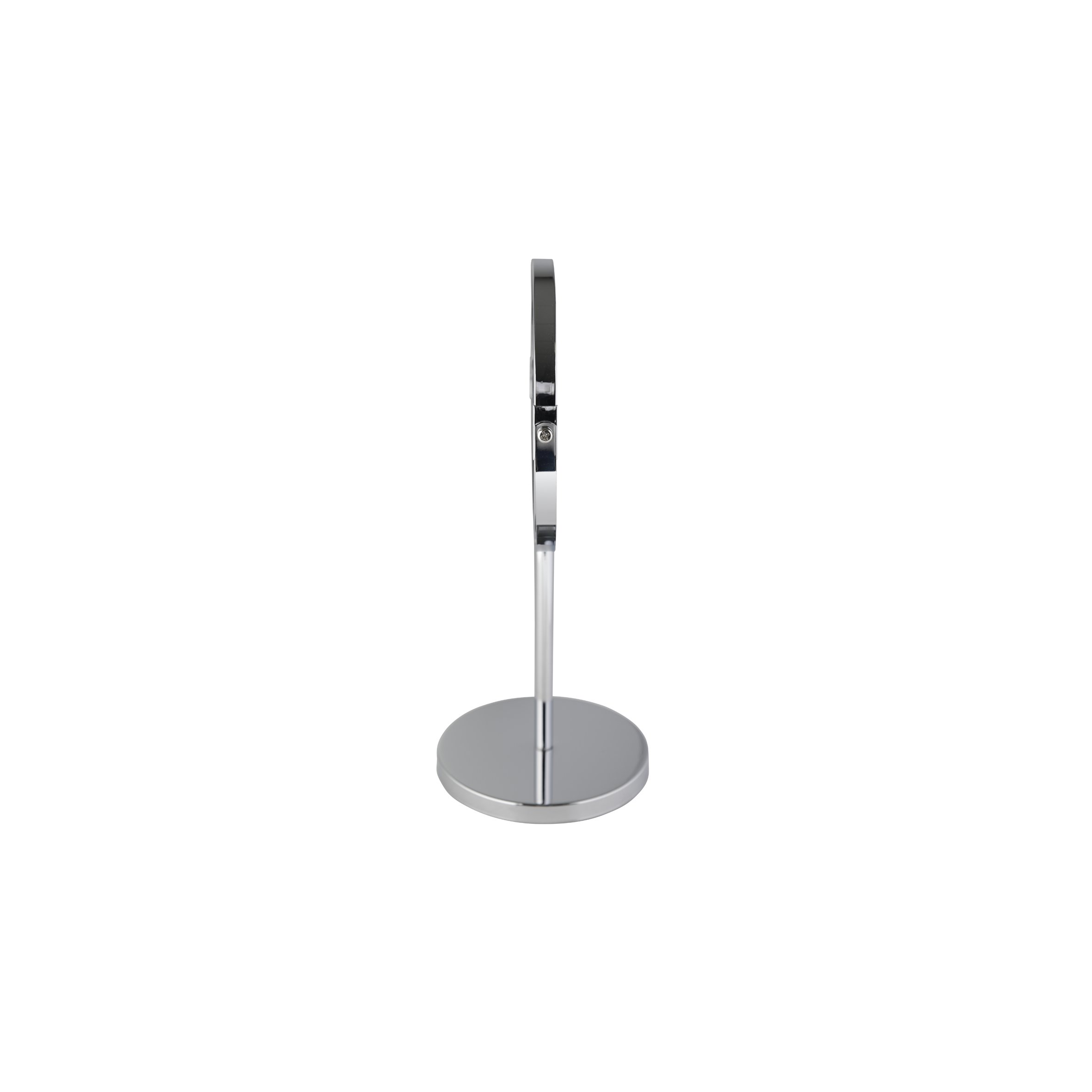 Miroir Cosmétique Grossissant 3x Axentia | Double Face, Pivotant 360°, Pied Stable | Diamètre 17 Cm Miroir Sur Pieds Grossissant