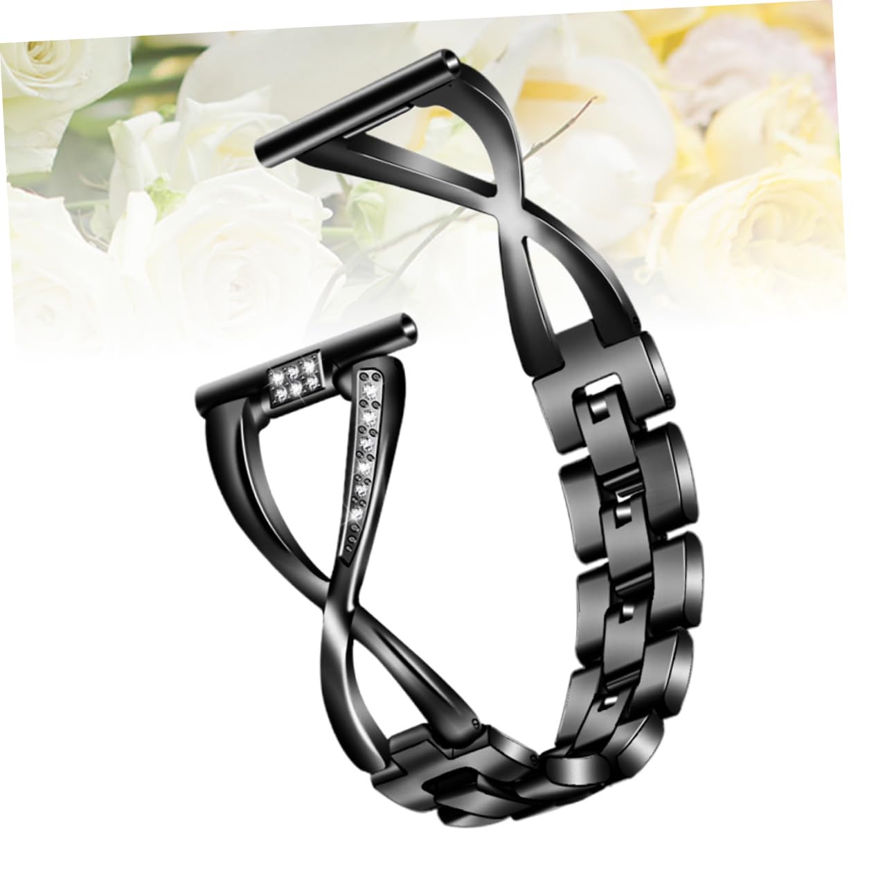 WOONEKY 1Pc Bracelet De Montre Intelligente Bracelet De Montre En Métal De Remplacement
