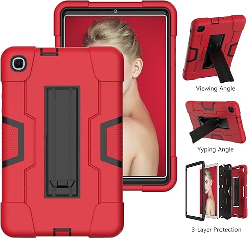 Miniatura 23 de Funda para Samsung Galaxy Tab A 8.4 2020, resistente policarbonato duro de silicona suave a prueba de golpes, resistente funda protectora de alto