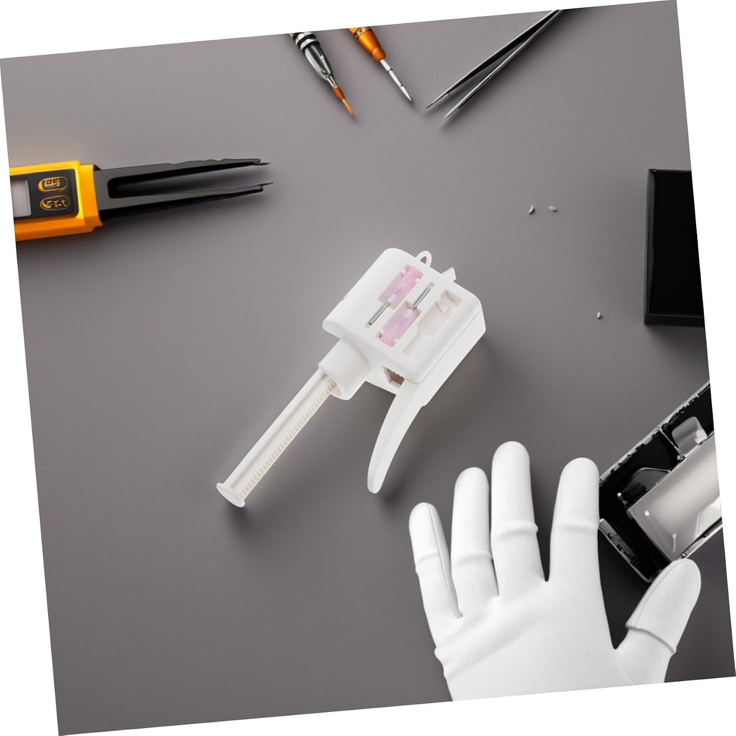 Handheld Caulking Gun Kit Hot Melt Glue Dispenser for Mobile Phone Repair Epoxy Paste Extrusion Tool Portable Handle