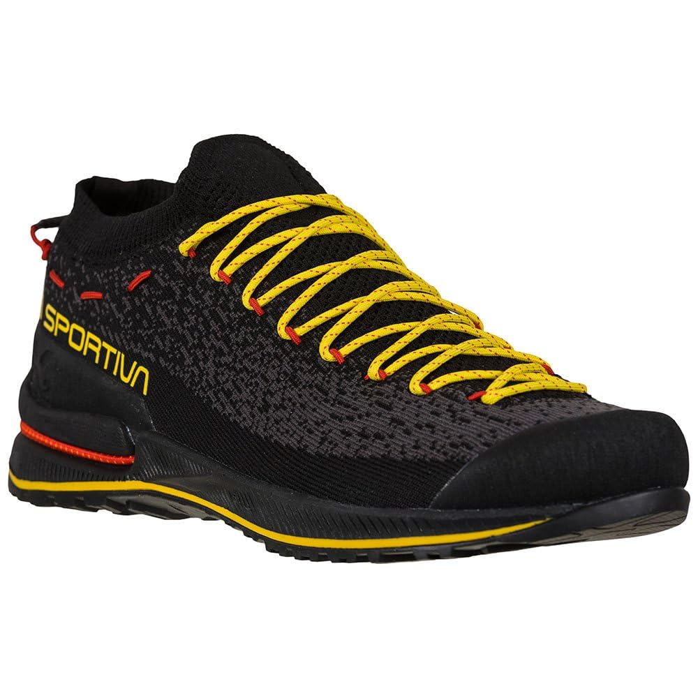 LA SPORTIVA TX2 Evo - Men's Approach Shoes, Black Yellow, 8.5