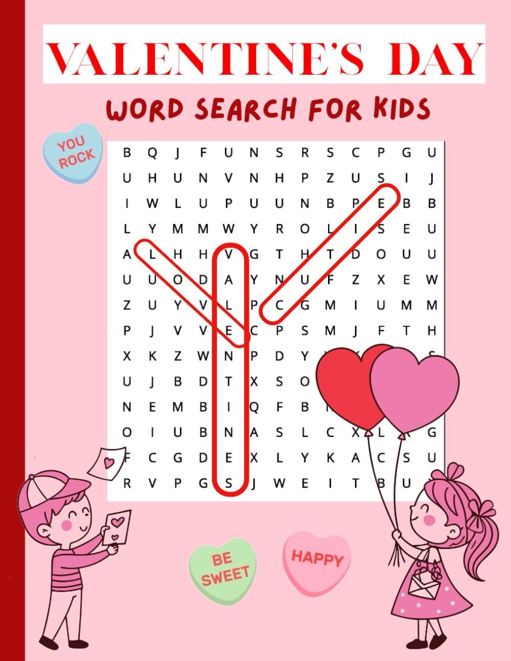 Valentine's Day Word Search for Kids