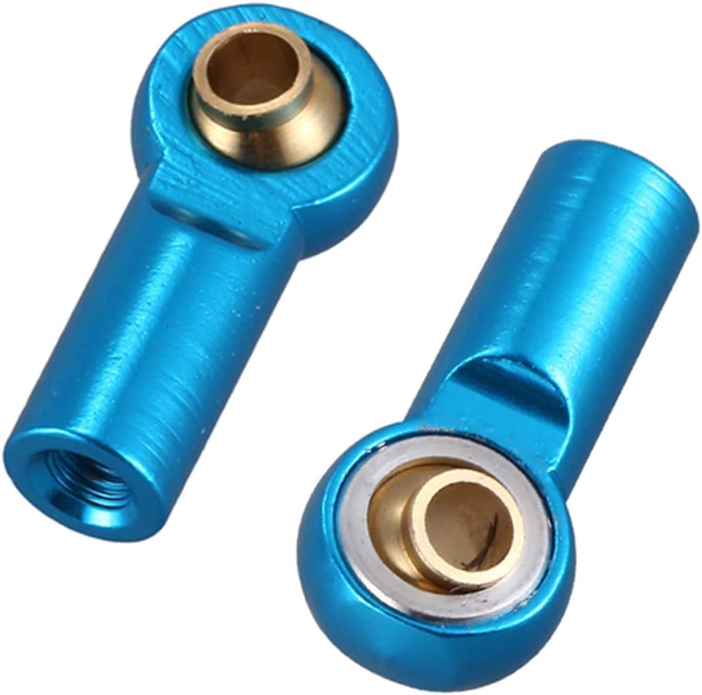 10PCS ShareGoo Aluminum M3 Tie Rod End Ball Joint Link Ball Head Holder Compatible with Tamiya HSP Traxxas Axial SCX10 1/10 RC Car Truck Buggy Crawler
