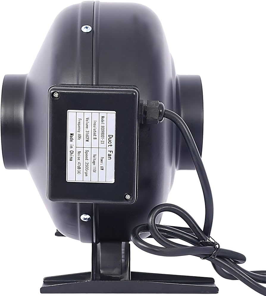 Amazon.co.jp: 4インチ インラインダクトファン 2500RPM 通気口送風機 Amazon.co.jp: 4インチ インラインダクトファン 2500RPM 通気口送風機