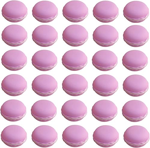 Miniatura 5 de HAN SHENG 30 piezas lindo macarrón mini estuche de almacenamiento caja de joyería organizador de viaje para aretes multicolor