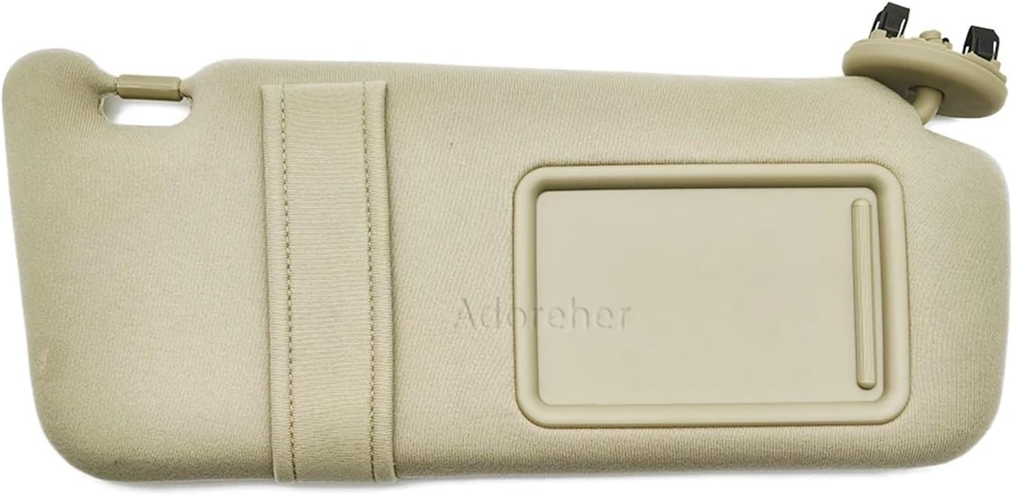 Compatible with Toyota for Camry 2007-2008-2009-2010-2011 Sun Visor Without Lamp 74310-06750-E0 74320-06780-B0 Right Driver's Side.